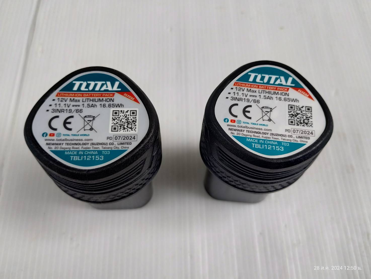 สว่านกระแทก12V+ดอกไขควง+ดอกสว่าน TOSLI240467 TOTAL