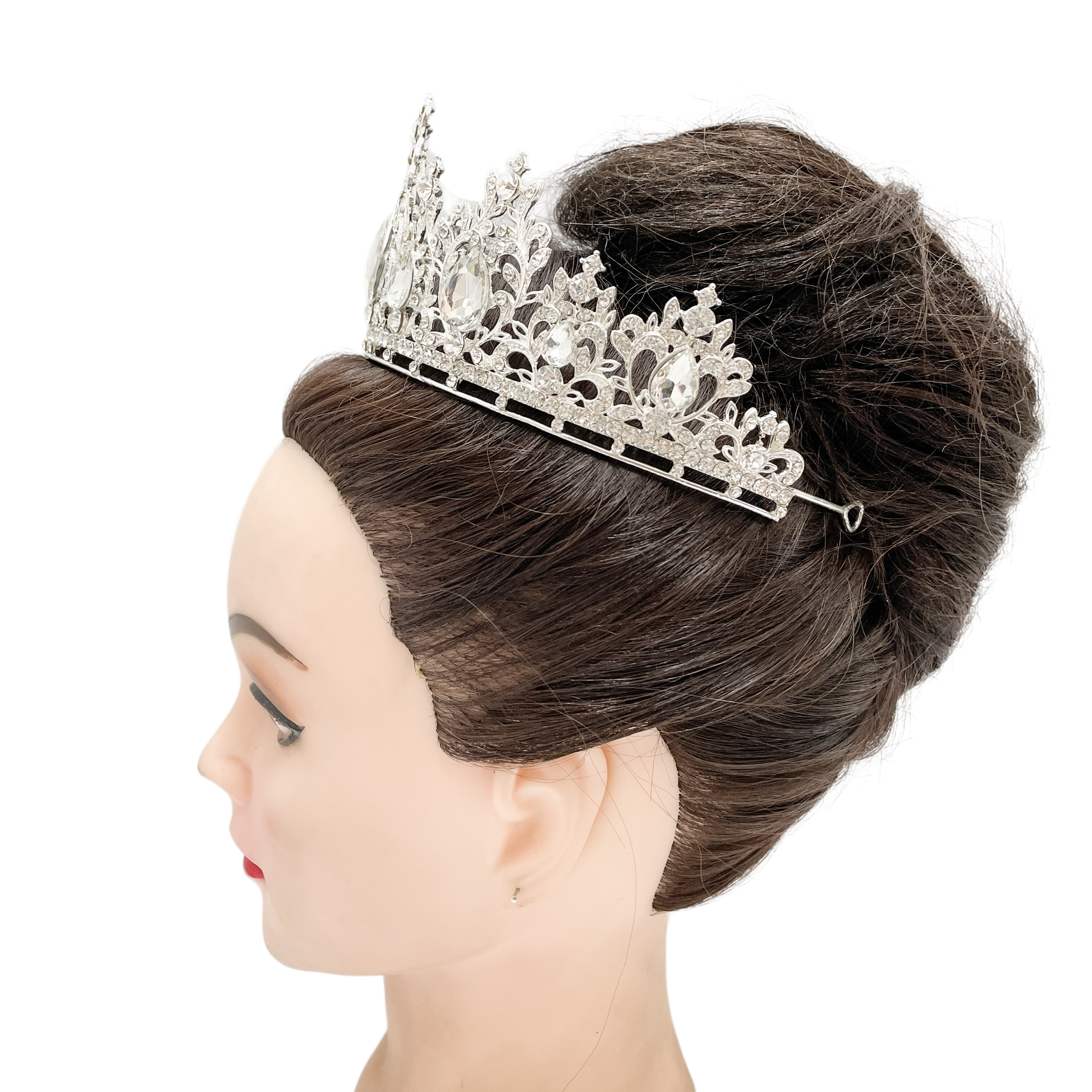 (พร้อมส่ง) เทียร่า 352 สีเงิน งานสวย ปราณีต QCเพชรทุกเม็ด สินค้าพร้อมส่งจากไทย