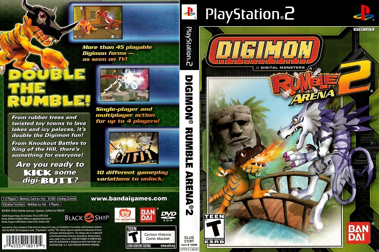 DIGIMON RUMBLE ARENA 2 [US : DVD5 1 Disc]