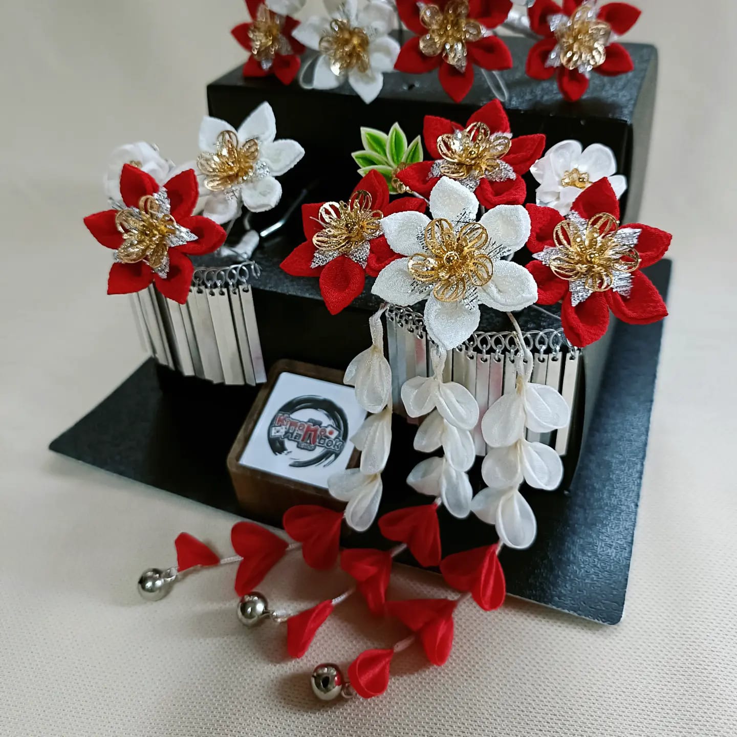 ชุดปิ่นดอกไม้ญี่ปุ่นใหญ่PINJ039