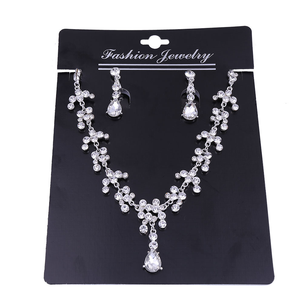SET003 เครื่องประดับ 3 ชิ้น มงกุฎ สร้อยคอ ต่างหู จัดเซทสวยงาม สินค้าพร้อมส่งจากไทย