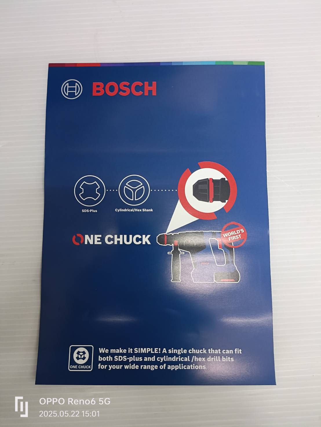 สว่านโรตารี่ไร้สาย GBH18V-22X ONE CHUCK BOSCH SOLO