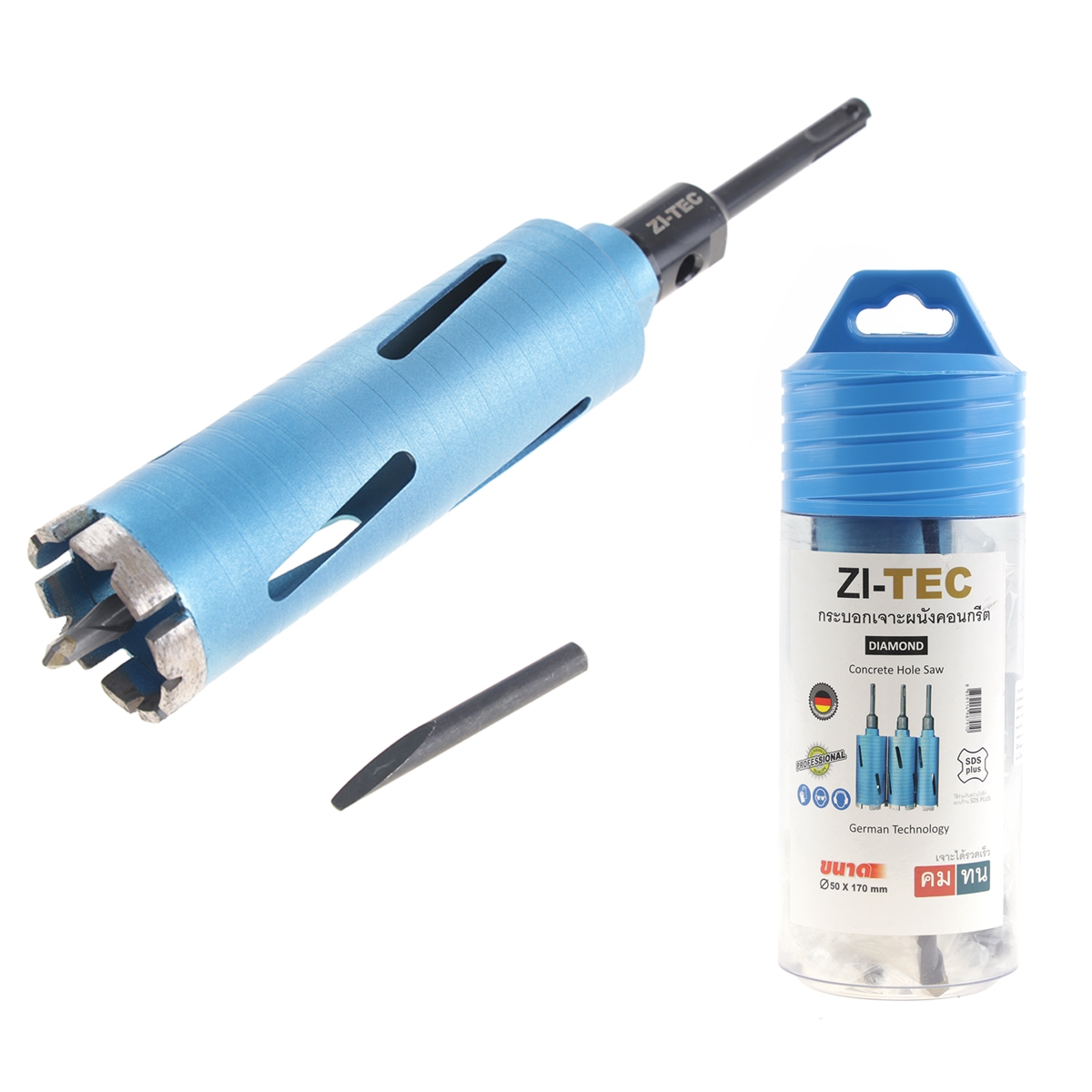 โฮลซอเจาะผนัง152x170mm. ZI-DRY-152 ZI-TEC