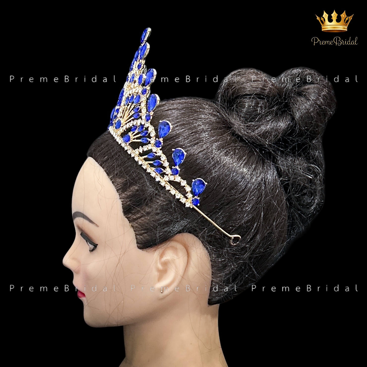 (พร้อมส่ง) เทียร่า 448 มงกุฎครึ่งหัว ไซส์นางงาม ปราณีต QCเพชรทุกเม็ด สินค้าพร้อมส่งจากไทย