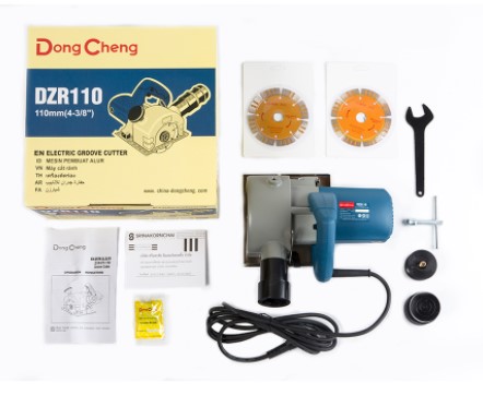 เครื่องเซาะร่องคอนกรีต4" ใบคู่ DZR110 DONGCHENG