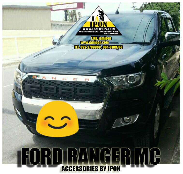 3D CHARACTER FRONT GRILL FORD RANGER MC ตัวหนังสือติดกระจังหน้าฟอร์ดเรนเจอร์ MC