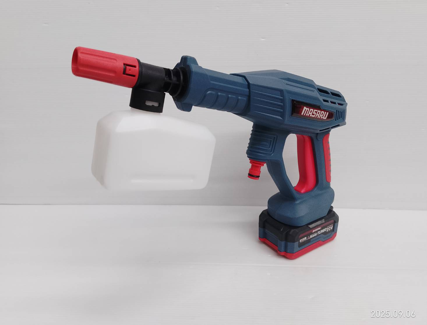 MASARU เครื่องฉีดน้ำไร้สาย 20V รุ่น SCWS-705-B1 มอเตอร์ Brushless แรงดันสูง เคลื่อนที่สะดวก ใช้งานง่าย