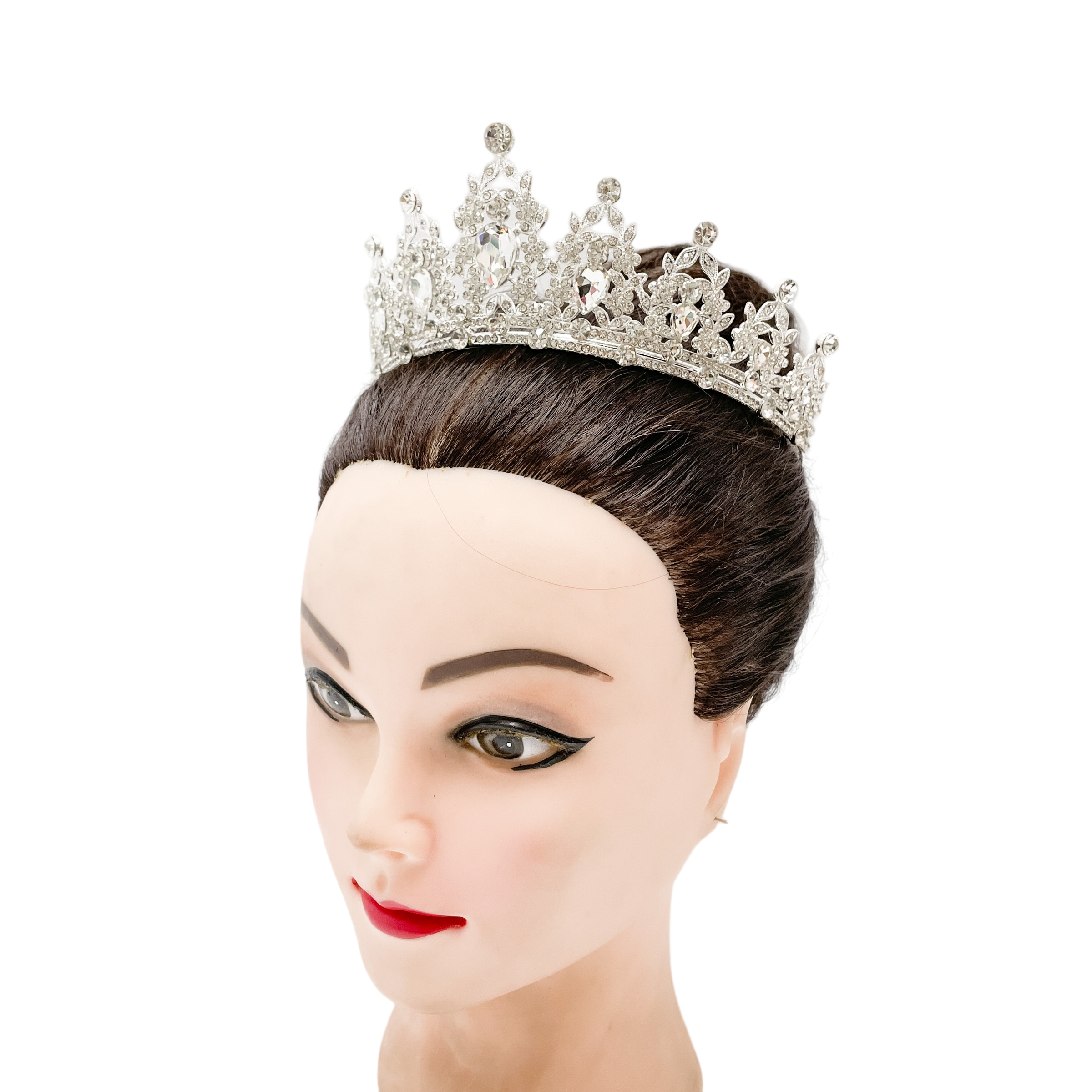 (พร้อมส่ง) เทียร่า 146 สีเงิน งานสวย ปราณีต QCเพชรทุกเม็ด สินค้าพร้อมส่งจากไทย