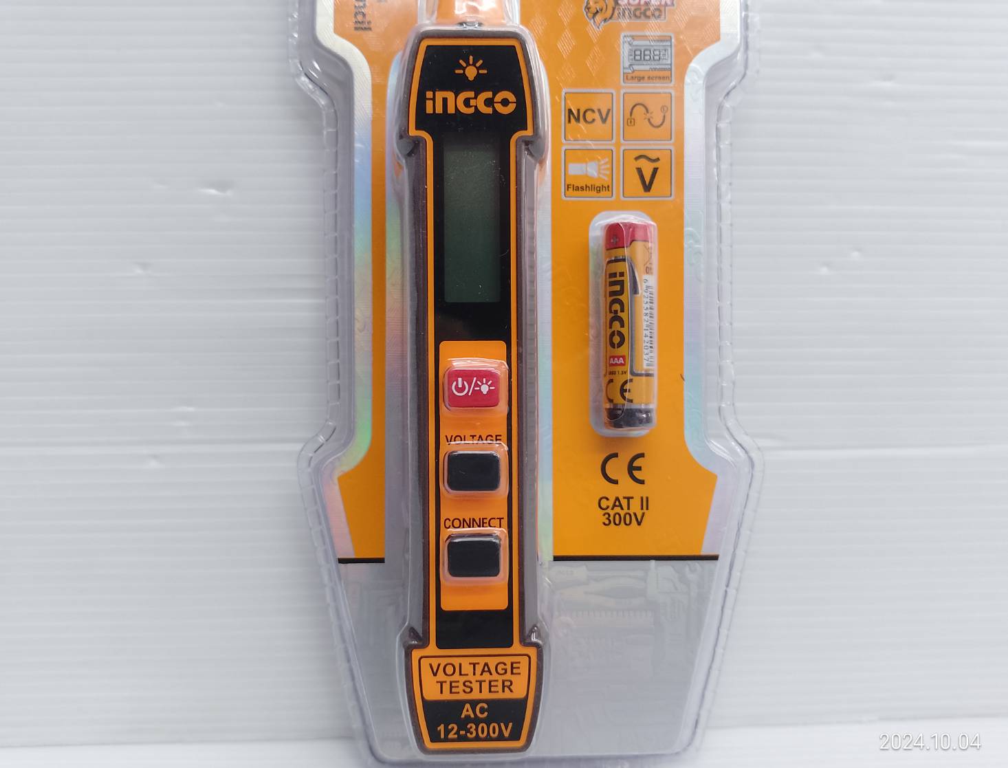 INGCO ปากกาวัดไฟดิจิตอล AC 12-300V รุ่น Test Voltage: AC 12-300V รุ่น HSDT33001