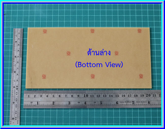 1x แผ่นพีซีบี 1 หน้าแบบธรรมดา ขนาด 4x8 นิ้ว (PCB)