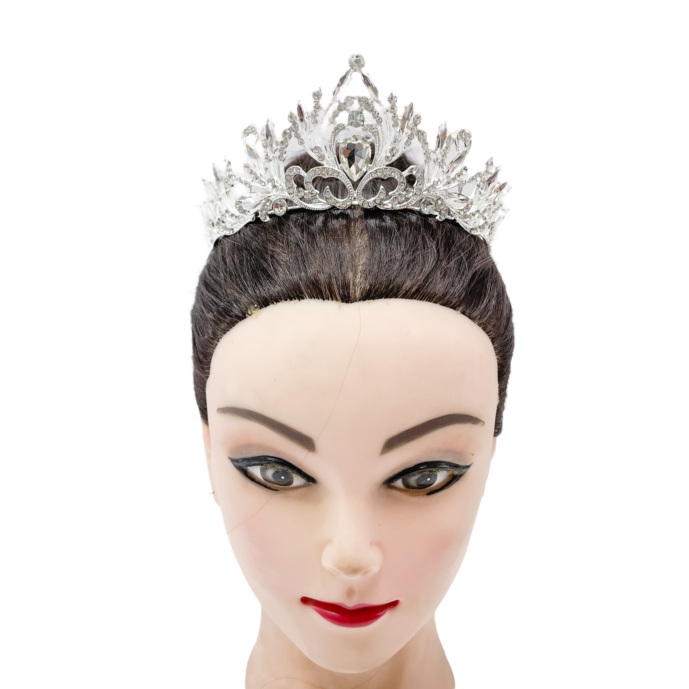 (พร้อมส่ง) เทียร่า 331 สีเงิน มงกุฎนางงาม งานสวย ปราณีต QCเพชรทุกเม็ด สินค้าพร้อมส่งจากไทย