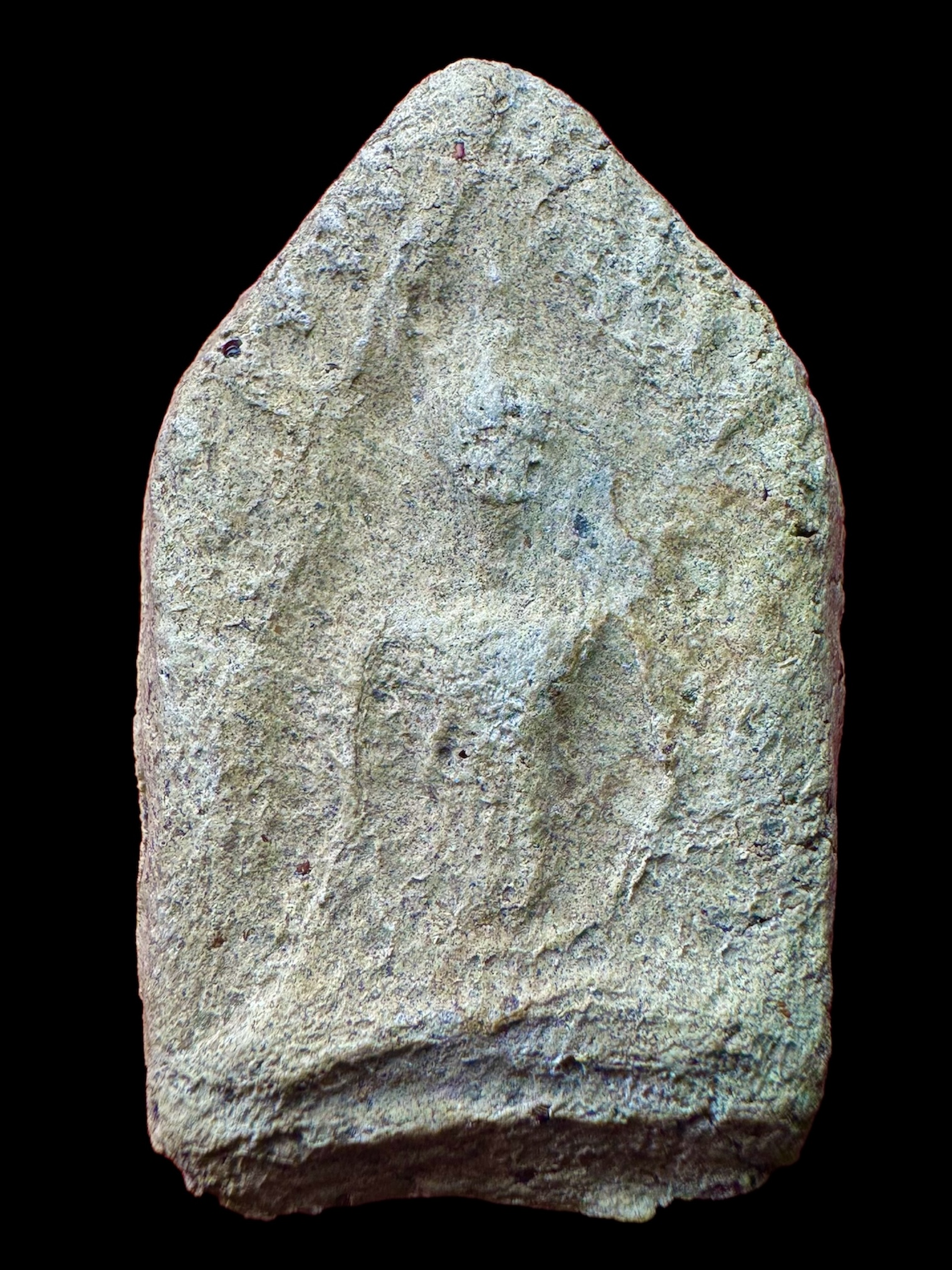 พระขุนแผนเนื้อผง ยุคแรก อุดกริ่ง หลวงปู่มหาศิลา สิริจันโท ออกวัดธาตุประดับ จ.ร้อยเอ็ด สุดยอดของดียุคแรกของหลวงปู่