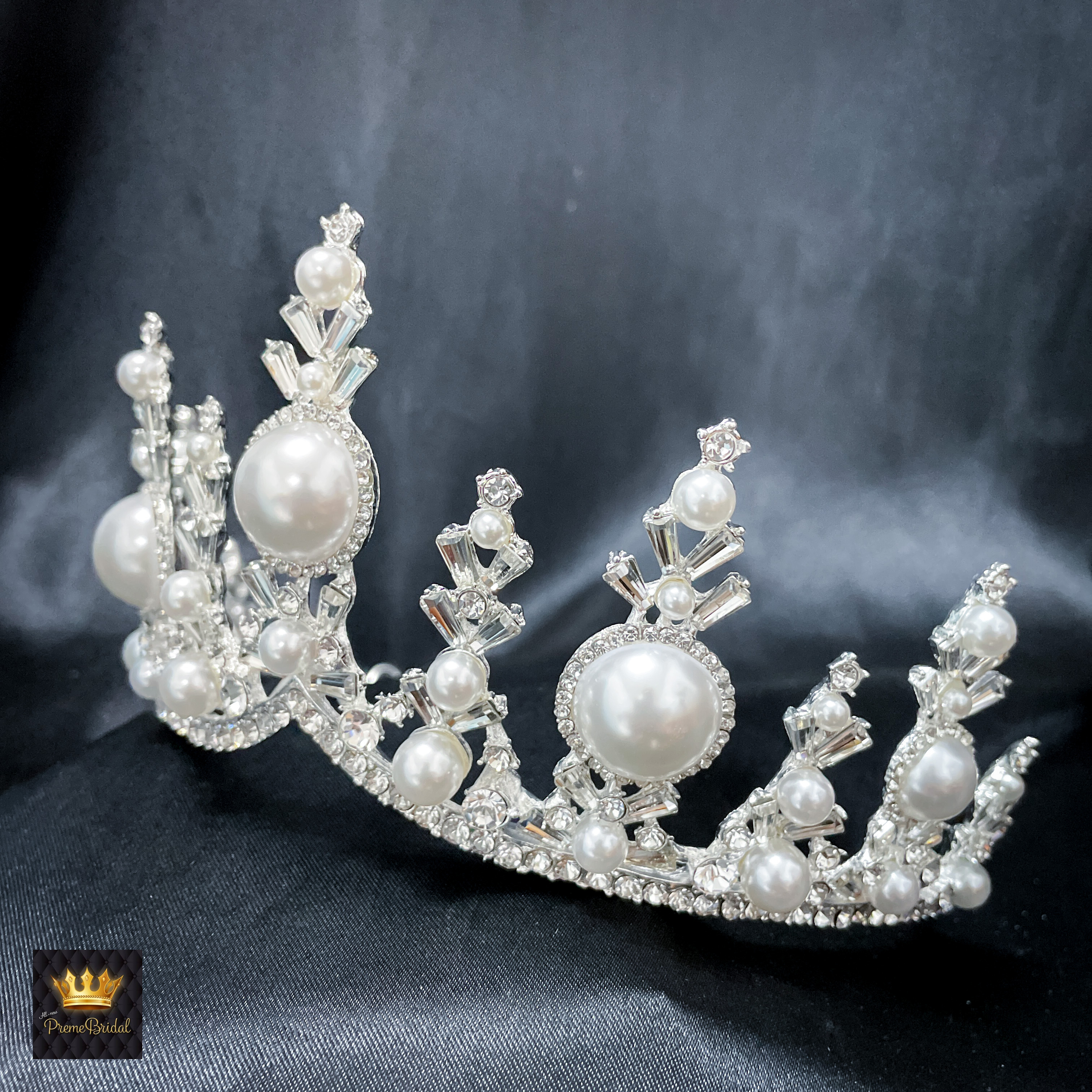 (พร้อมส่ง) เทียร่า 329 มงกุฎนางงาม งานสวย ปราณีต QCเพชรทุกเม็ด สินค้าพร้อมส่งจากไทย