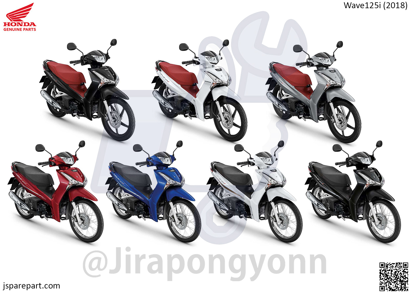 Honda ชุดสี Wave125i led (2018)