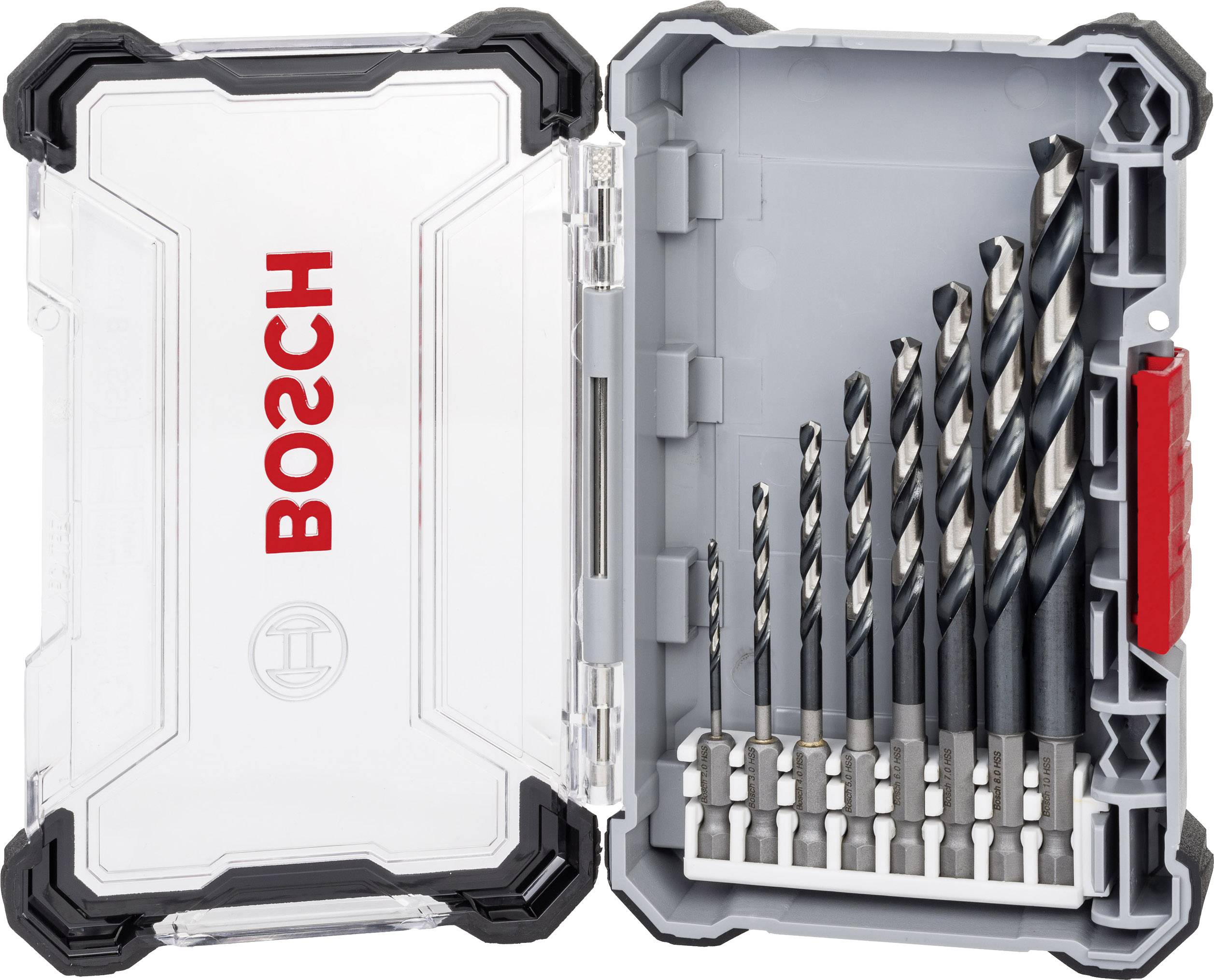 ชุดดอกก้าน6เหลี่ยม 8ตัวชุด HSS BOSCH 2608577146