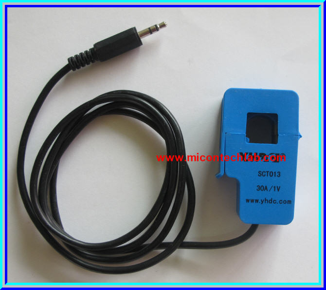 1x เซ็นเซอร์หม้อแปลงวัดกระแส SCT-013-030 CT 0-30A to 0-1V (Current Transformer Sensor)