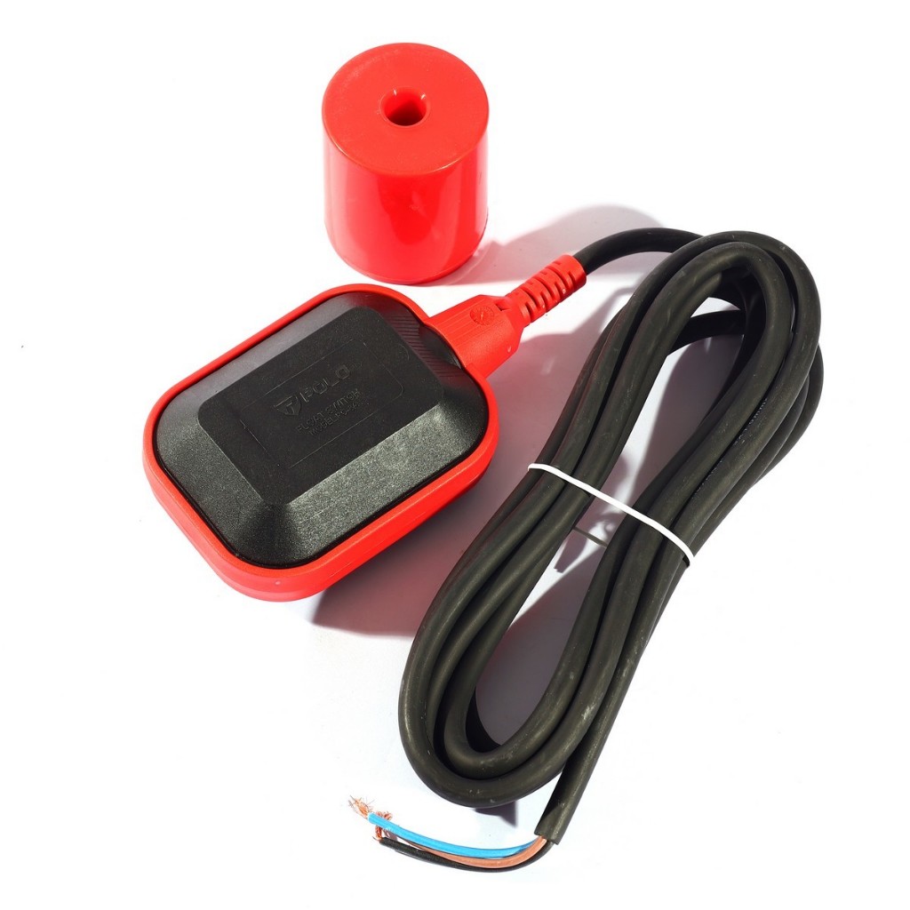 POLO สวิทช์ลูกลอยไฟฟ้า 220 โวลต์ 16 แอมป์ รุ่น PC-8A อุณหภูมิสูงสุด 50°C ระดับการป้องกันน้ำ กับฝุ่น IP68 (โปโล)