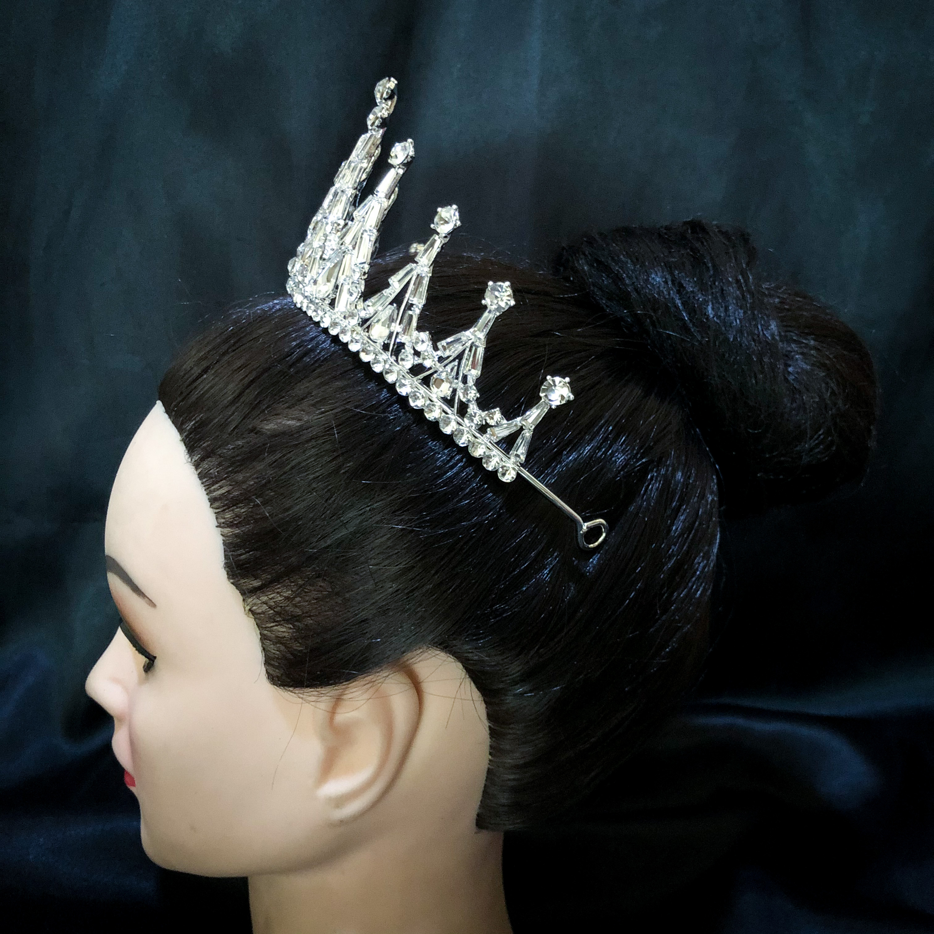 (พร้อมส่ง) เทียร่า 285 สีเงิน มงกุฎนางงาม มงกุฎเจ้าหญิง งานสวย ปราณีต QCเพชรทุกเม็ด สินค้าพร้อมส่งจากไทย