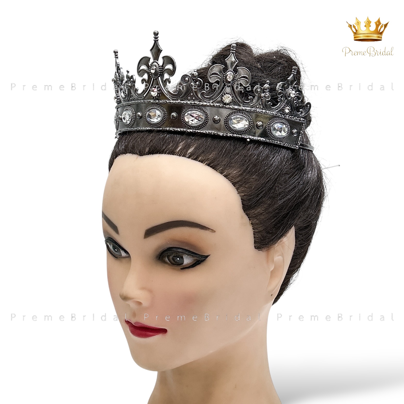(พร้อมส่ง) เทียร่า 147 สีดำ Halloween ฮัลโลวีน งานสวย ปราณีต QCเพชรทุกเม็ด สินค้าพร้อมส่งจากไทย