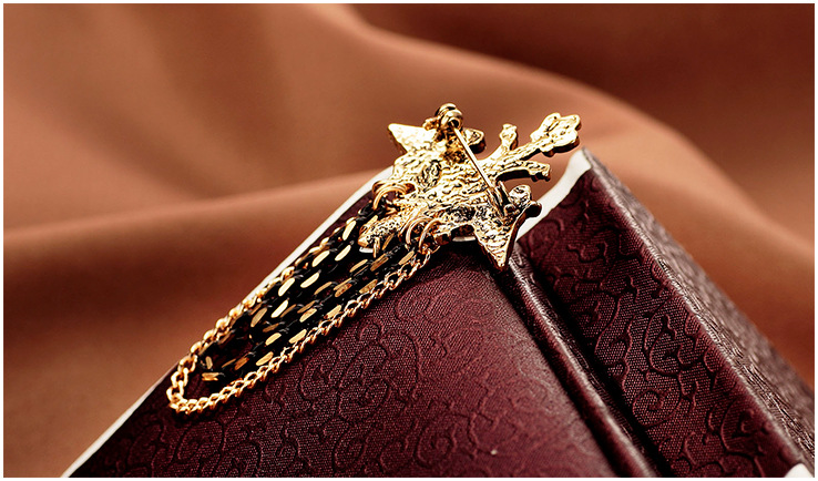 (พร้อมส่ง) เข็มกลัดเจ้าบ่าว 008