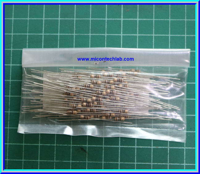 100x Resistor 10 Ohm 1/4 Watt 5% Cabon Resistor