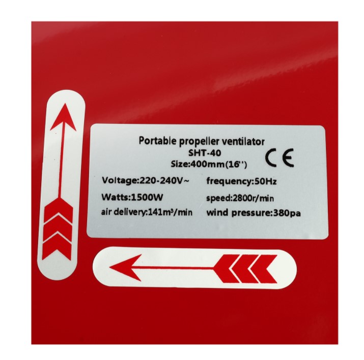 พัดลมอุโมง16" SHT-40 POLO