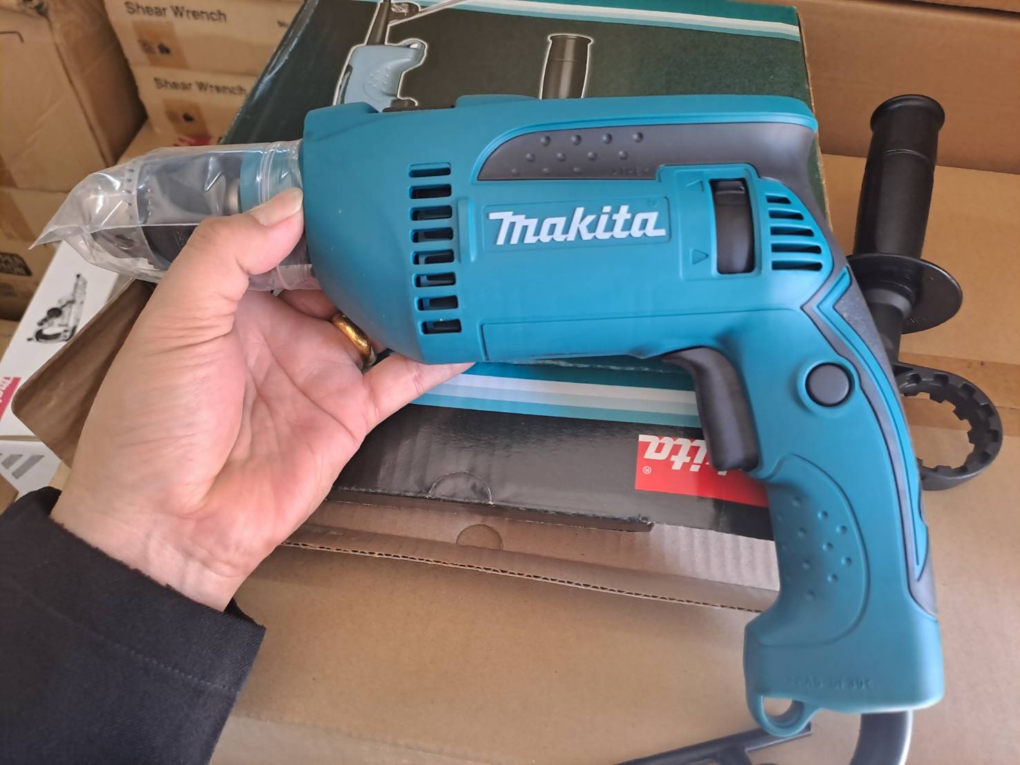 สว่านเจาะกระแทก 5/8″ (16 มิล) HP1640 MAKITA ซ้ายขวา ปรับรอบได้