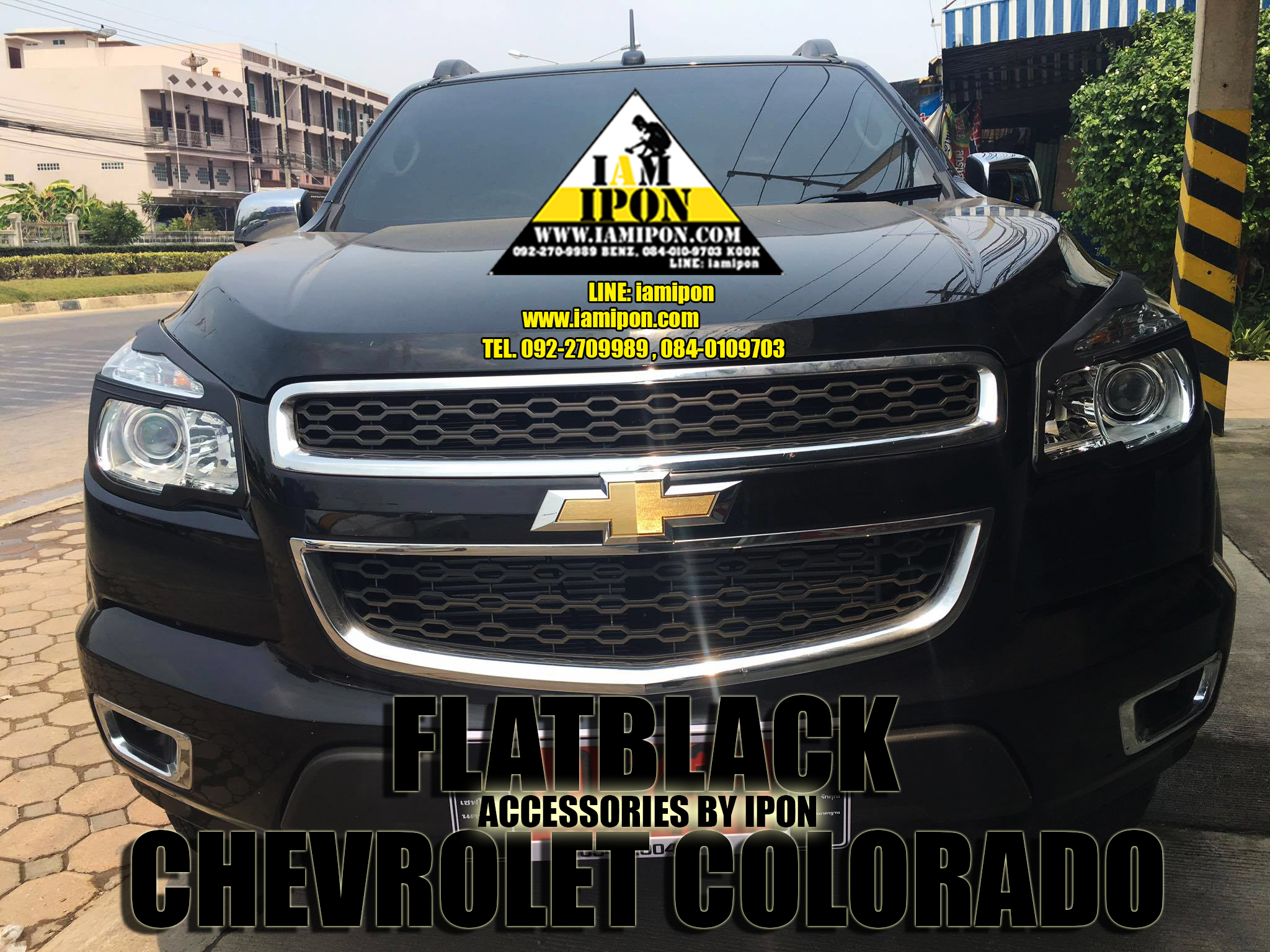 HEAD LAMP COVER CHEVROLET ALL NEW COLORADO 2012 ครอบไฟหน้าดำด้านออนิวโคโลราโด 2012