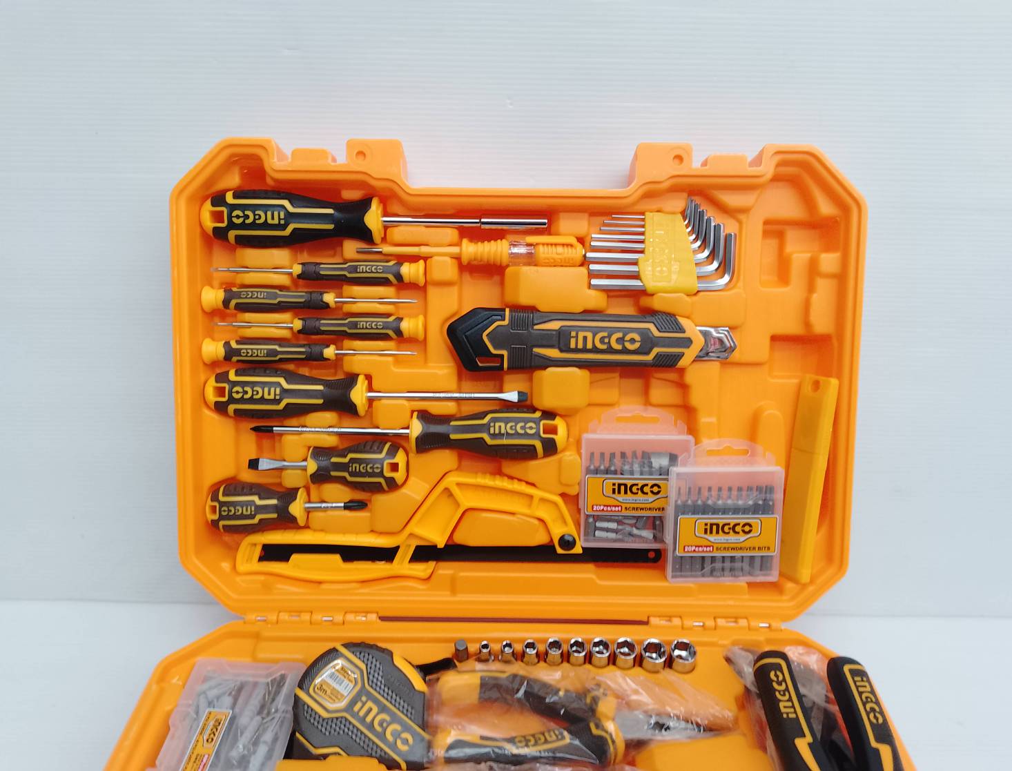 INGCO ชุดเครื่องมือช่าง 168 ชิ้น รุ่น HKTHP21681