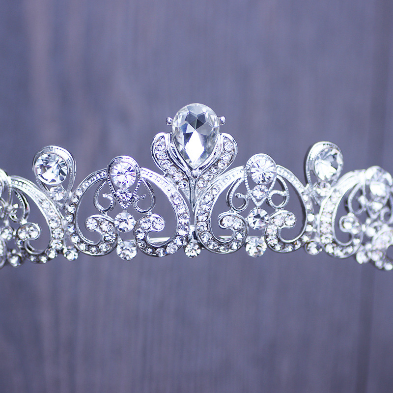 (พร้อมส่ง) เทียร่า 012-B มงกุฎนางงาม มงกุฎเจ้าหญิง งานสวย ปราณีต QCเพชรทุกเม็ด สินค้าพร้อมส่งจากไทย