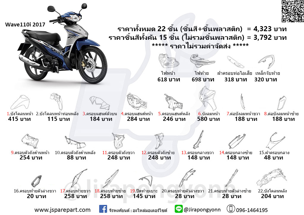 ชุดสี Wave110i (2017)
