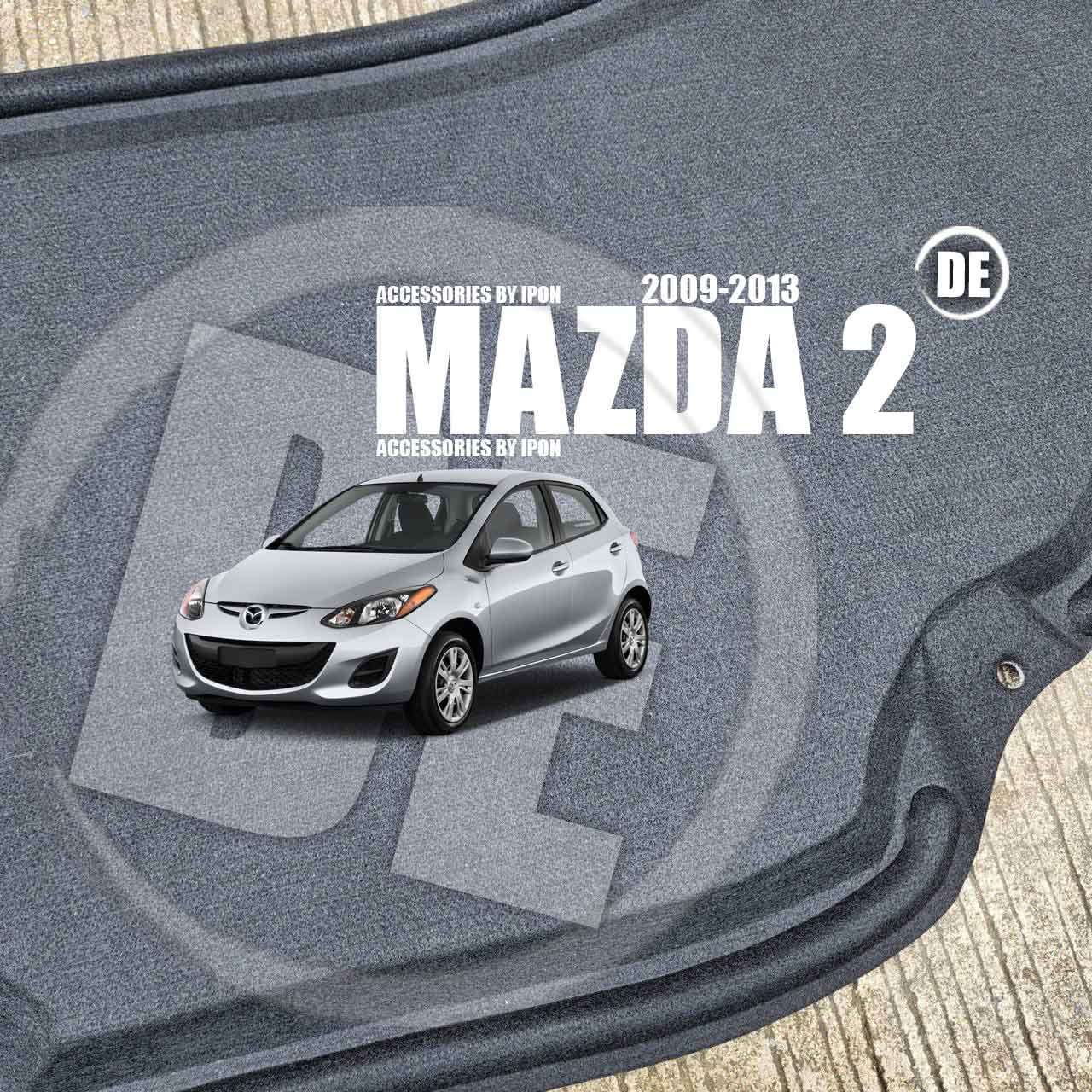 แผ่นกันความร้อนฝากระโปรง MAZDA 2 DE 2009-2013