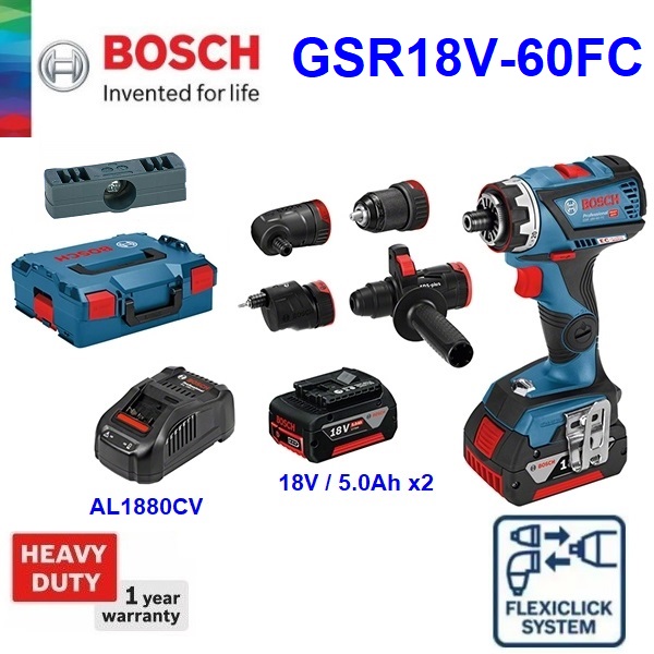 สว่านไร้สาย GSR18V-60FC BOSCH