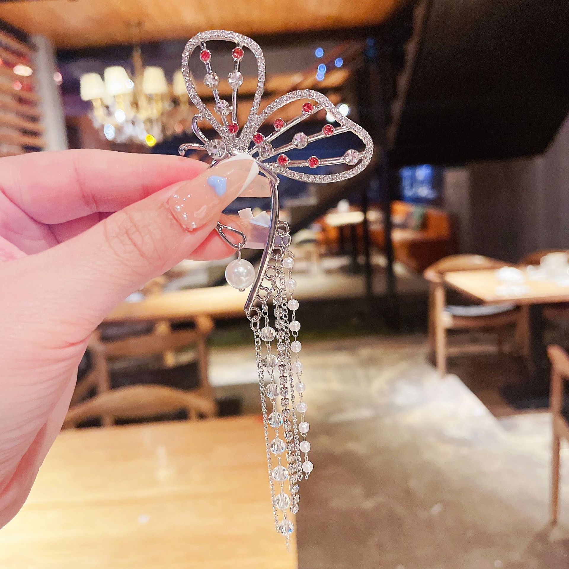 (พร้อมส่ง) Ear Cuff 021 จอนหูผีเสื้อ ใส่ข้าง"ซ้าย" งานสวย เพชรวาว สินค้าคุณภาพ ส่งจากไทย คุยง่าย ส่งเร็ว
