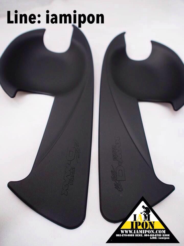 PLATE DOOR HANDLE COVER ALL NEW DMAX 2012 UP FLATBLACK CAB เบ้ารองมือเปิดประตูดำด้านออนิวดีแม็ก 2012 UP