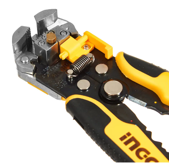 คีมปอกสายไฟอัตโนมัติ 3 in 1 อิงโก (INGCO) รุ่น HWSP102418 สามารถปอกสายไฟ ตัดสายไฟ และย้ำหัวสายไฟ