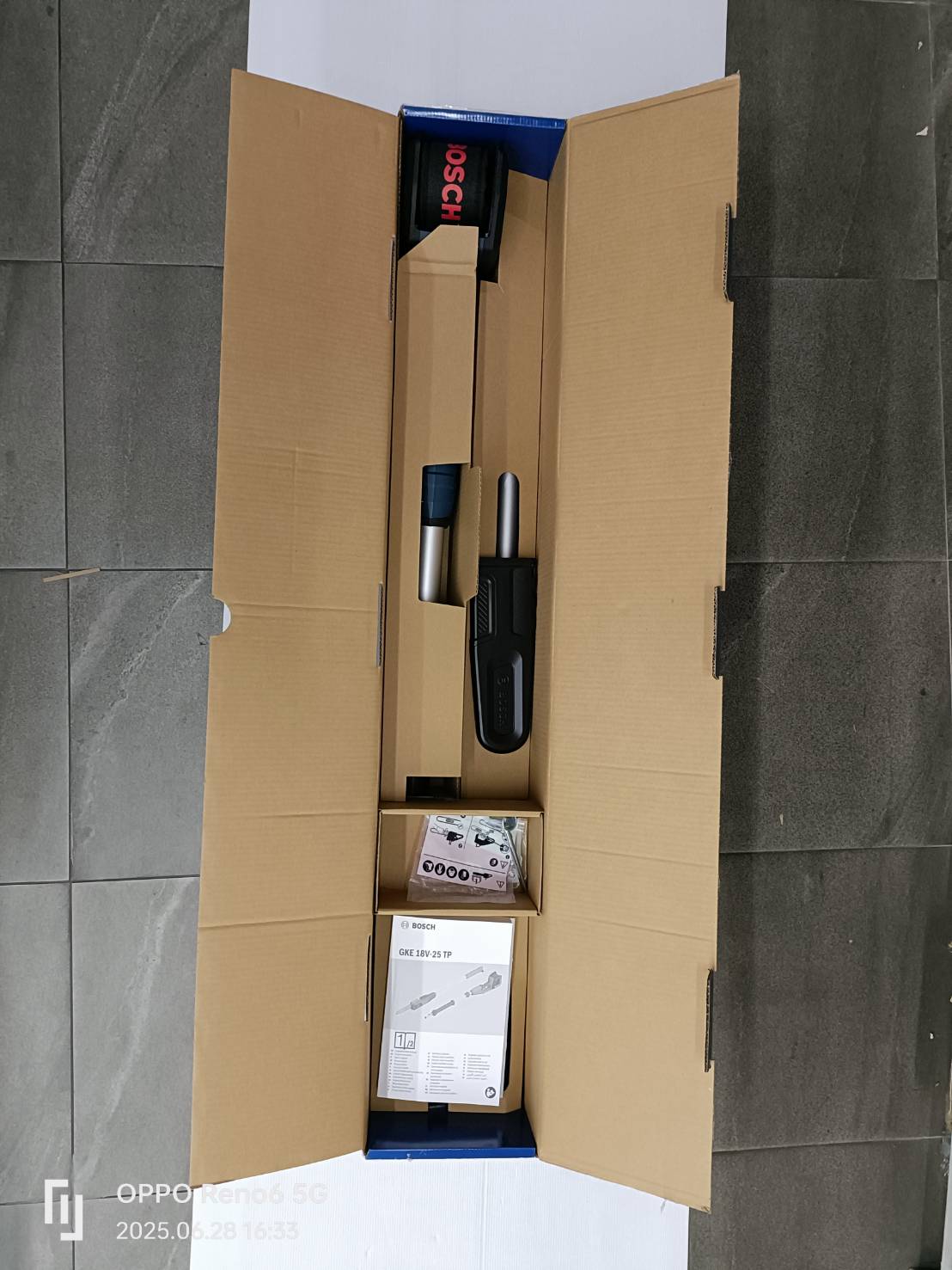 เลื่อยโซ่10"ด้ามยาว GKE18V-25TP BOSCH SOLO