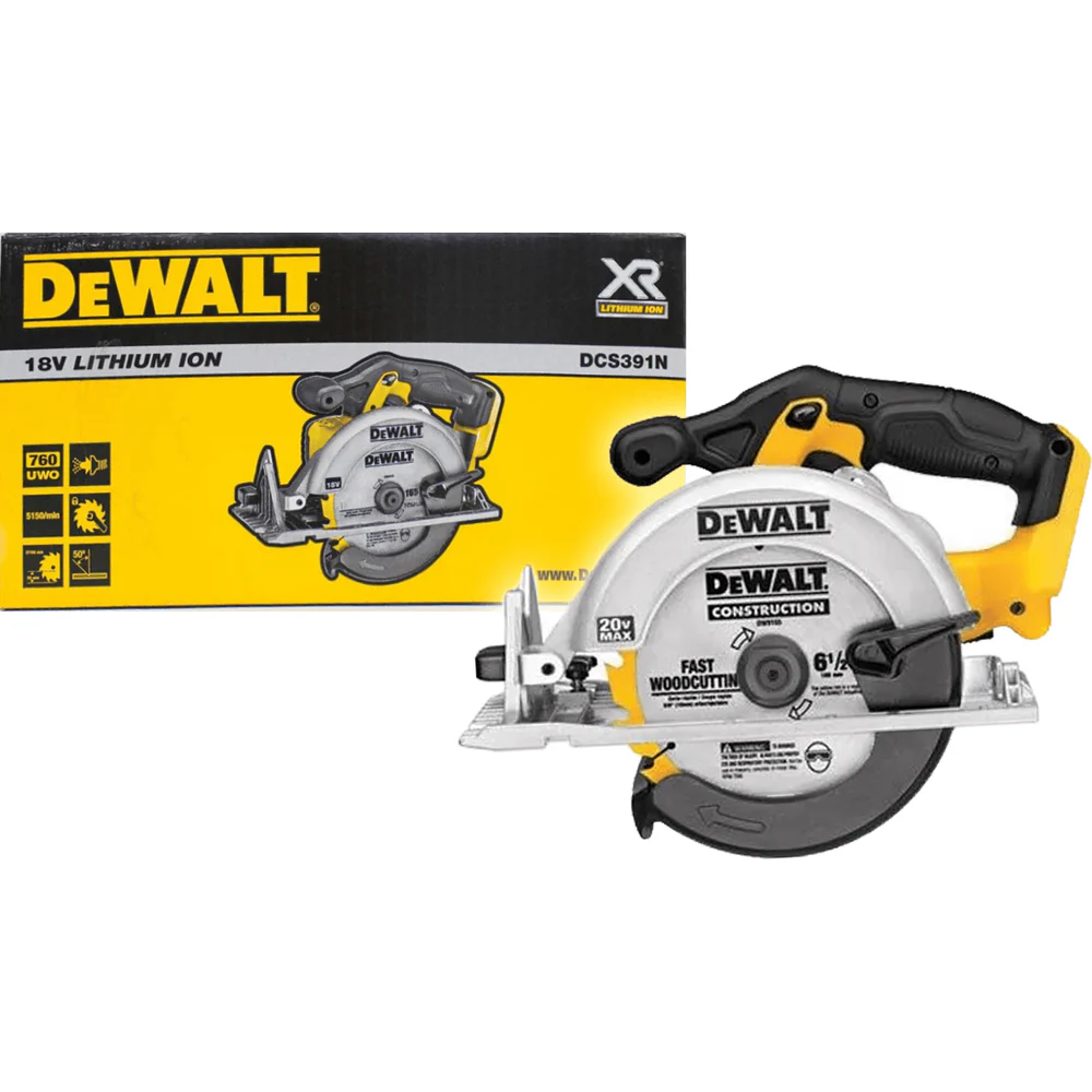 เลื่อยวงเดือนไร้สาย DEWALT 6 นิ้ว รุ่น DCS391N-KR ( เครื่องเปล่า )