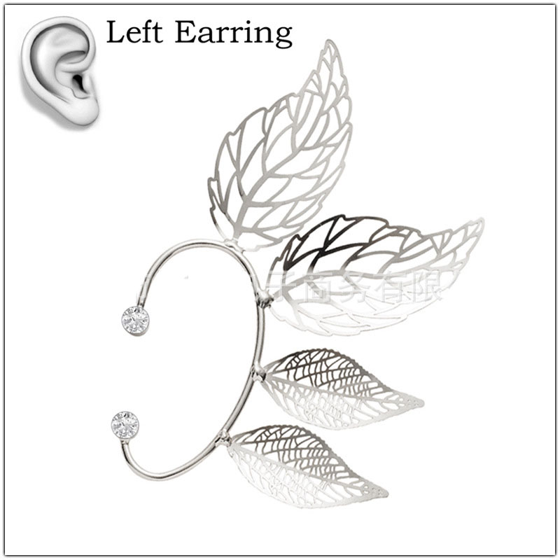 (พร้อมส่ง) Ear Cuff 019 สีเงิน