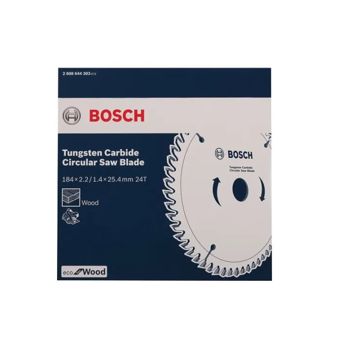 ใบเลื่อยวงเดือน ตัดไม้ 7 นิ้ว 24 ฟัน BOSCH 2608644303