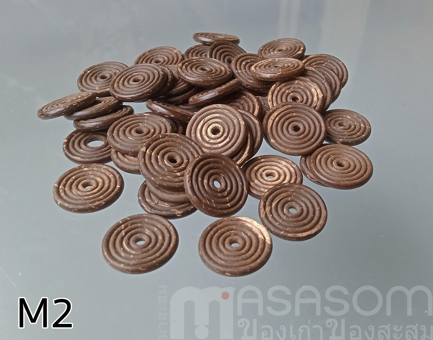 กระดุมกะลามะพร้าวรูเดียว