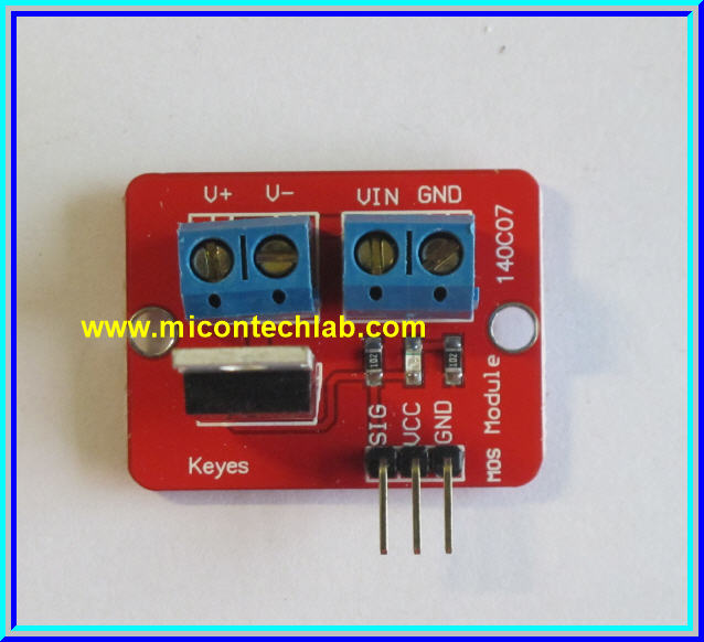 1x IRF520 เพาเวอร์มอสเฟตอิเล็กทรอนิกส์สวิตซ์ แบบ 1 ช่อง 100V 9.7A