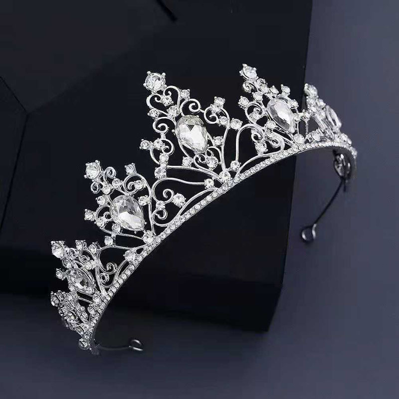 (พร้อมส่ง) เทียร่า 319 สีเงิน มงกุฎนางงาม มงกุฎเจ้าหญิง งานสวย ปราณีต QCเพชรทุกเม็ด สินค้าพร้อมส่งจากไทย