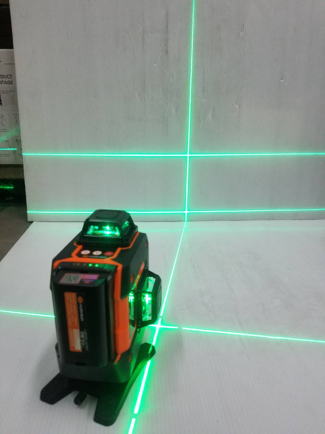 เลเซอร์16เส้น แสงเขียว PTT-4D16LSG PUMPKIN #28369