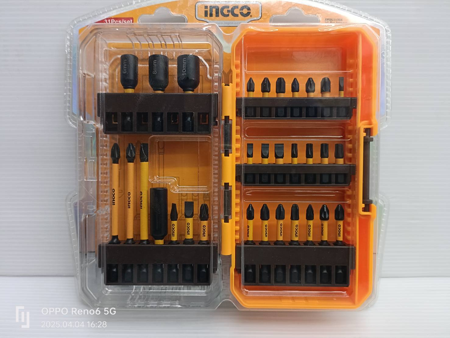 INGCO ชุดดอกไขควงกระแทก 31 ชิ้น รุ่น AKDL11306