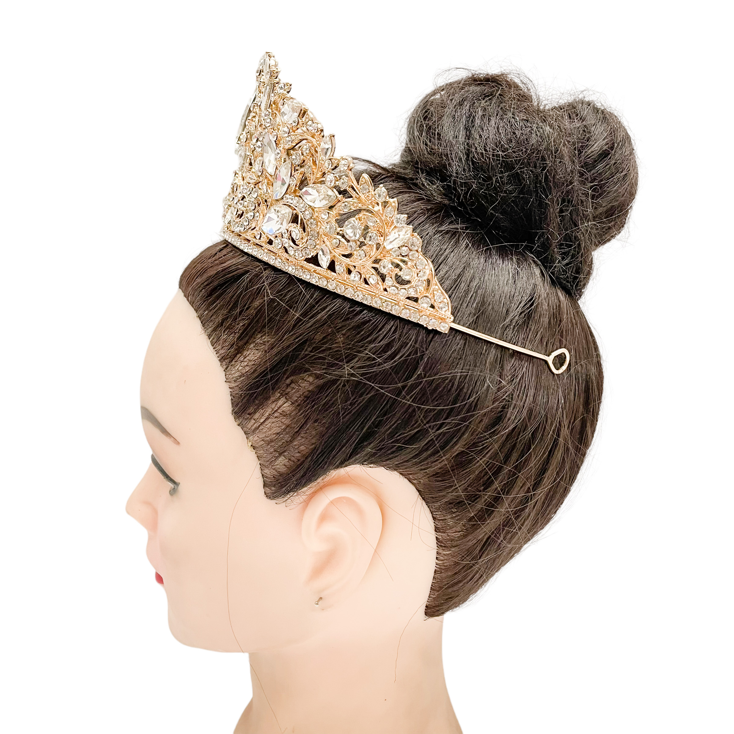 (พร้อมส่ง) เทียร่า 384 สีทอง มงกุฎนางงาม มงกุฎเพชร งานพรีเมี่ยม สินค้าพร้อมส่งจากไทย