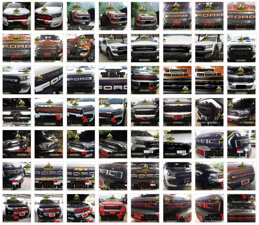 3D CHARACTER FRONT GRILL FORD RANGER MC ตัวหนังสือติดกระจังหน้าฟอร์ดเรนเจอร์ MC