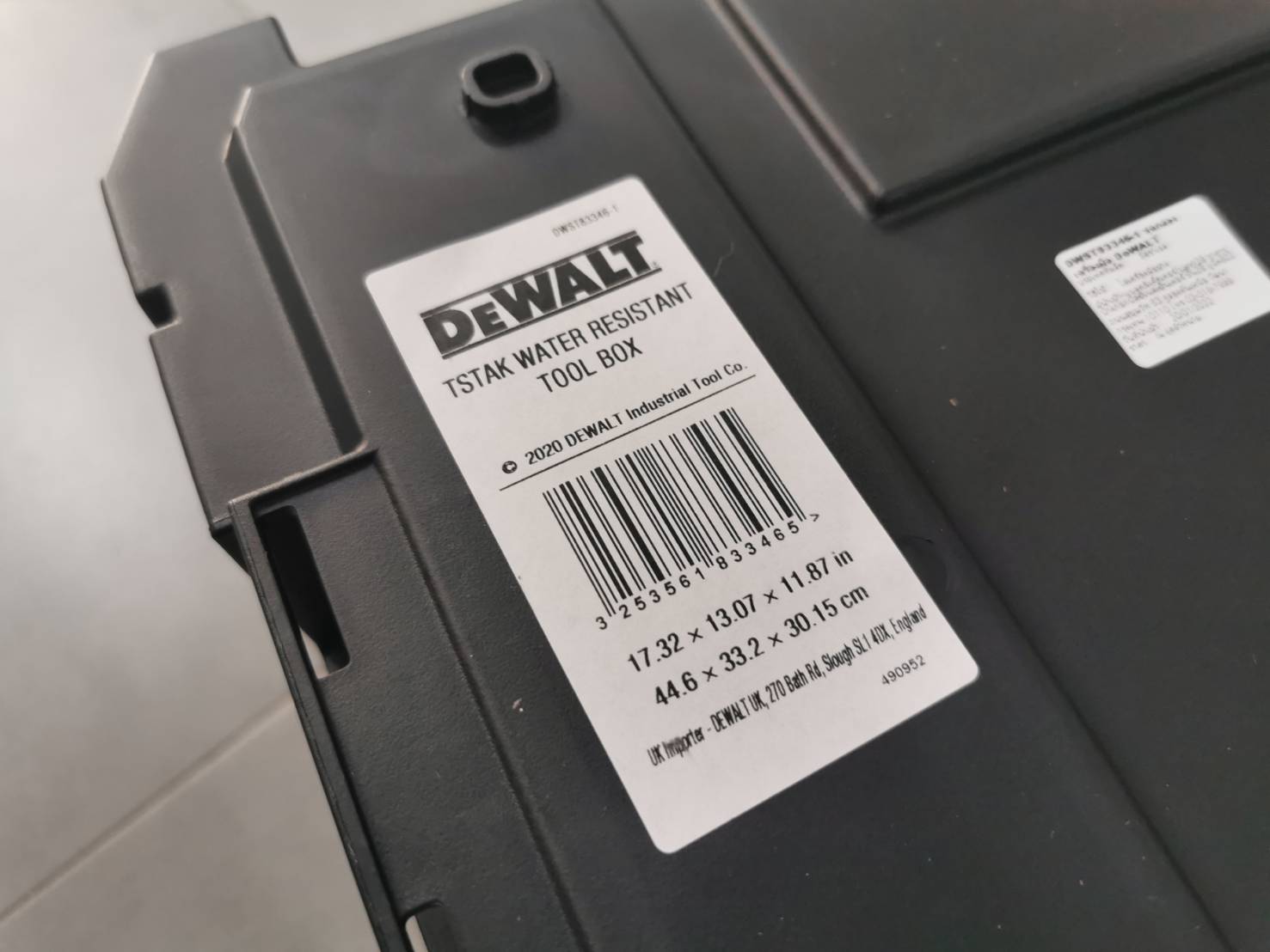 กล่องใส่เครื่องมือ+ถาด DWST83346-1 DEWALT T-STAK