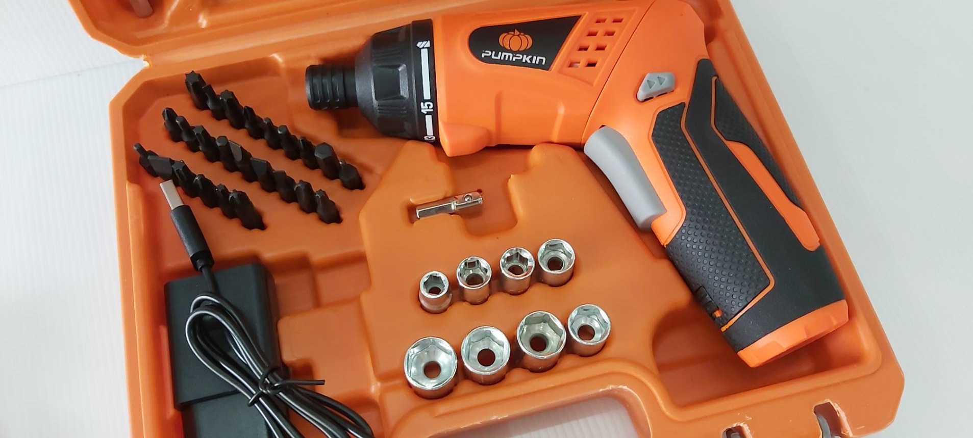 ไขควงไร้สาย4V J-4D1501S45 #50331 PUMPKIN รุ่นกล่องพลาสติก