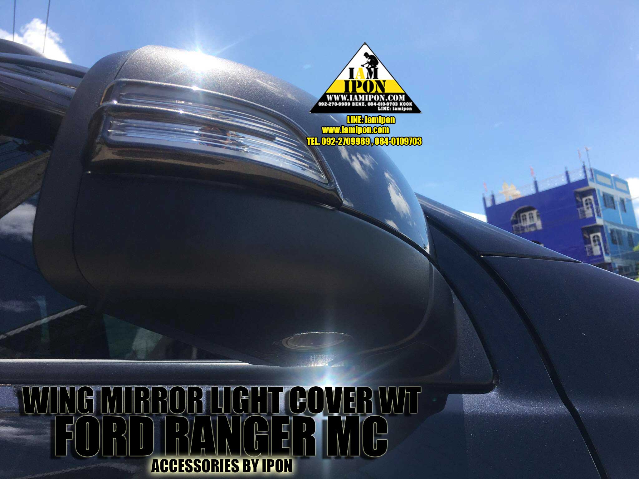 WING MIRROR LIGHT COVER FORD RANGER T6-MC&MAZDA BT50PRO WILDTRAK ครอบไฟเลี้ยวกระจกมองข้างไวล์ดแทรคฟอร์ดเรนเจอร์ T6-MC และ มาสด้า บีที 50 PRO